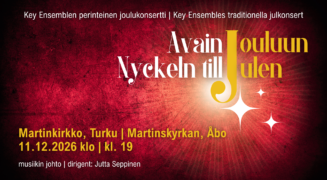 Kamarikuoro Key Ensemblen perinteinen joulukonsertti: Avain jouluun 2026